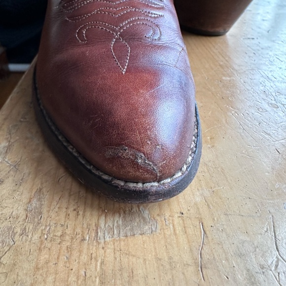 Dan Post Vintage Brown Cowboy boots - Picture 7 of 8